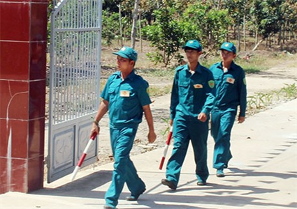 Xuân về trên cụm dân cư liền kề biên giới