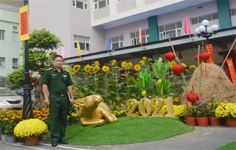 Bệnh viện Quân y 7A tham gia hội thi Vườn hoa Xuân