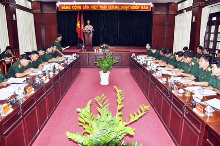 Bộ Tư lệnh Quân khu 7 kiểm tra kết quả thực hiện nhiệm vụ quân sự - quốc phòng năm 2016