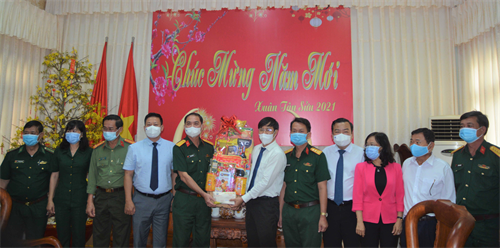 Lãnh đạo tỉnh Tây Ninh thăm và chúc tết LLVT trên địa bàn tỉnh