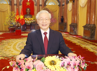 Lời chúc Tết xuân Tân Sửu - 2021 của Tổng Bí thư, Chủ tịch nước Nguyễn Phú Trọng