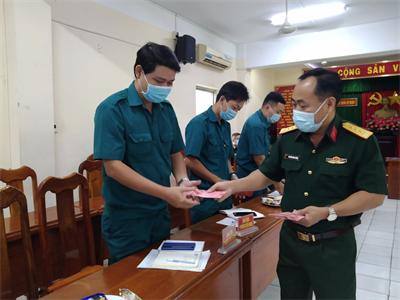Ban CHQS Quận 1, Bộ Tư lệnh Thành phố Hồ Chí Minh giao ban đầu Xuân Tân Sửu 2021