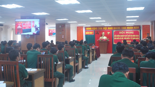 Quân khu 7 bồi dưỡng nghiệp vụ về chế độ, chính sách bảo hiểm xã hội, 
bảo hiểm  y tế