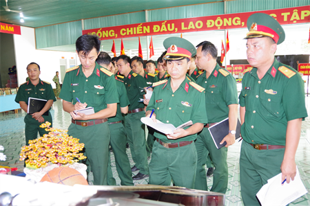 Hội thi sổ sách, bài giảng, vật tư công tác Đảng, công tác chính trị năm 2021