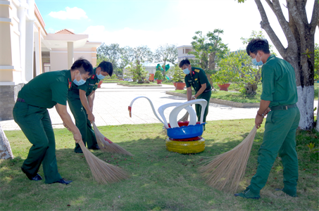 Tuổi trẻ LLVT tỉnh Long An - Sôi nổi khởi động Tháng Thanh niên năm 2021