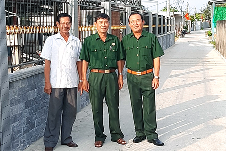 Cựu chiến binh hiến 200 m2 đất làm đường