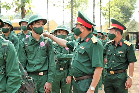Quân đoàn 4: Hoàn thành tiếp nhận chiến sĩ mới năm 2021