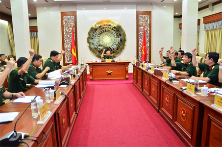 Hội nghị giới thiệu thủ trưởng Bộ Tư lệnh Quân khu ứng cử đại biểu Quốc hội khóa XV