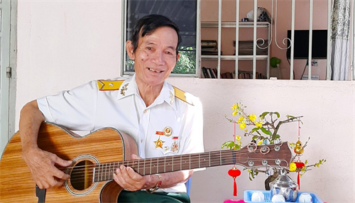Cựu chiến binh với tình yêu âm nhạc