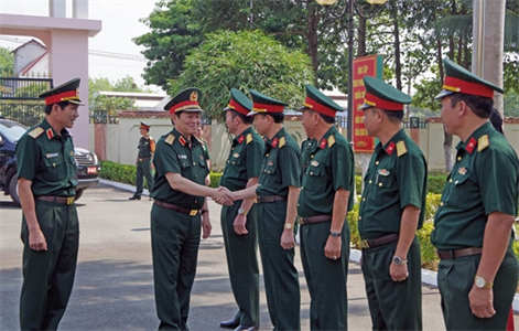 Đại tướng Ngô Xuân Lịch thăm, làm việc tại Bình Phước và Binh đoàn 16