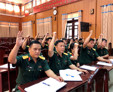 Bộ CHQS tỉnh Bà Rịa - Vũng Tàu giới thiệu ứng cử Đại biểu Quốc hội khóa XV