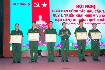 Sư đoàn 5: Hội nghị công tác hậu cần, tài chính quý 1 năm 2021