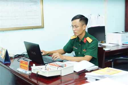 Quân nhân trẻ đam mê sáng tạo