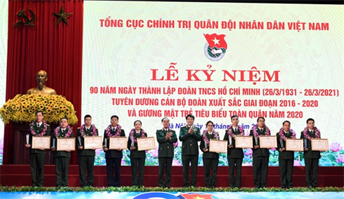 Tuyên dương 10 Gương mặt trẻ tiêu biểu toàn quân năm 2020