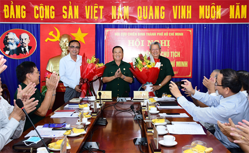 Thiếu tướng Nguyễn Minh Hoàng nhận nhiệm vụ Chủ tịch Hội Cựu chiến binh TPHCM