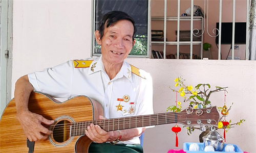 Cựu chiến binh với tình yêu âm nhạc
