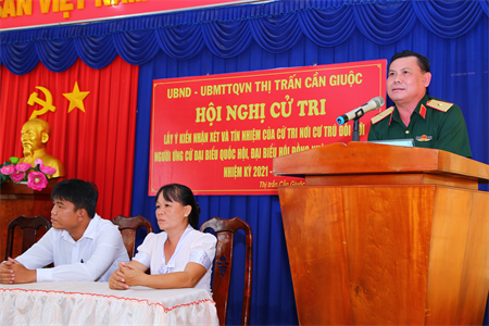 Lấy ý kiến cử tri nơi cư trú đối với người ứng cử đại biểu Quốc hội khóa XV