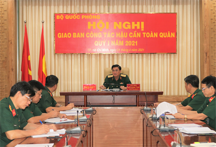 Bộ Quốc phòng giao ban công tác hậu cần toàn quân quý I năm 2021