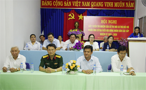 Thượng tá Nguyễn Minh Tấn, Phó Chính ủy Bộ CHQS tỉnh Long An đủ tiêu chuẩn ứng cử Đại biểu Hội đồng Nhân dân tỉnh Long An