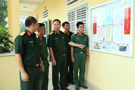 Quân đoàn 4 kiểm tra công tác chuẩn bị bầu cử Quốc hội khóa XV các đơn vị