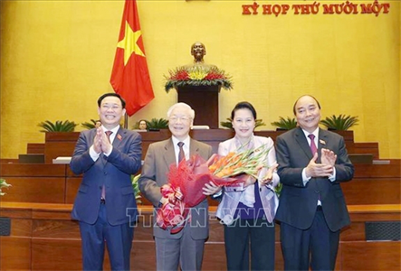 Quốc hội đồng ý miễn nhiệm chức vụ Chủ tịch nước đối với đồng chí Nguyễn Phú Trọng
