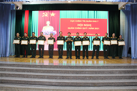 Cục Chính trị Quân khu tham mưu, lãnh đạo thực hiện nhiều nhiệm vụ nổi bật trong Quý I năm 2021