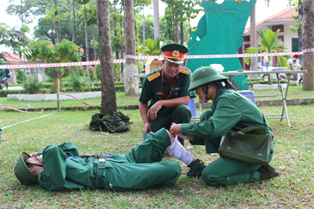 660 vận động viên tham gia hội thao giáo dục QP&AN dành cho khối trung học phổ thông