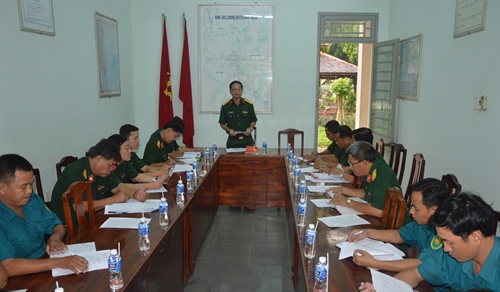 Bộ CHQS tỉnh Tây Ninh kiểm tra công tác tuyển quân năm 2017