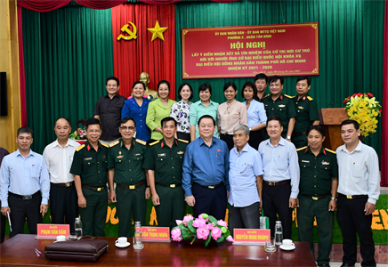 100% cử tri nơi cư trú tín nhiệm Thượng tướng Nguyễn Trọng Nghĩa ứng cử đại biểu Quốc hội
