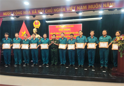 Quận Tân Phú tổng kết công tác tuyển chọn và gọi công dân nhập ngũ năm 2021