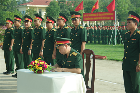 Trung đoàn 2, Sư đoàn 9 phát động thi đua đột kích chào mừng bầu cử