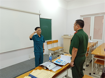 LLVT quận Phú Nhuận khai mạc Hội thi pháp luật Dân quân tự vệ năm 2021