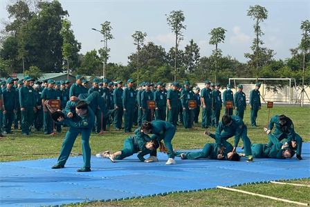 Thành phố Thủ Dầu Một, tỉnh Bình Dương khai mạc Hội thao quân sự quốc phòng năm 2021