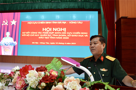 Hội cựu chiến binh tỉnh Bà Rịa - Vũng Tàu sơ kết công tác phối hợp hoạt động