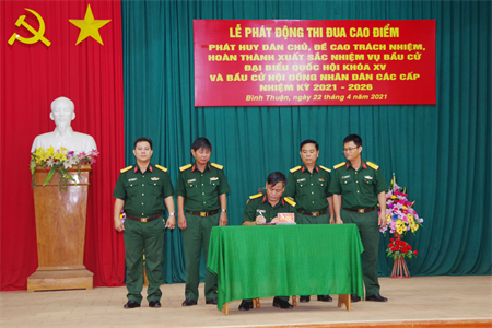 Trung đoàn 812, Bộ CHQS tỉnh Bình Thuận phát động thi đua cao điểm