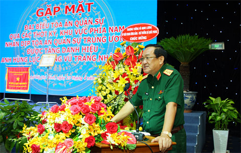 Gặp mặt đại biểu Tòa án quân sự khu vực phía Nam