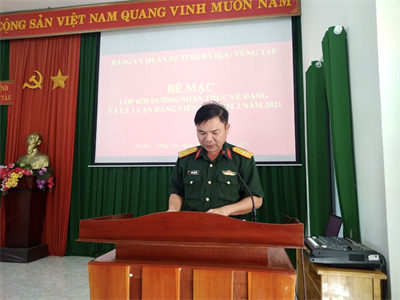 Bế mạc lớp bồi dưỡng nhận thức về Đảng và lý luận đảng viên mới đợt 2 năm 2021