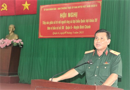 Thiếu tướng Đặng Văn Lẫm: Phát huy phẩm chất “Bộ đội Cụ Hồ”, hoàn thành tốt nhiệm vụ đại biểu Nhân dân