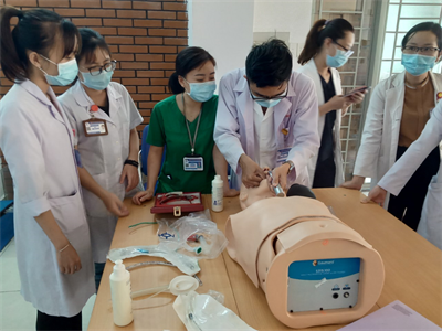 Bệnh viện Quân dân y miền Đông tập huấn cấp cứu ban đầu