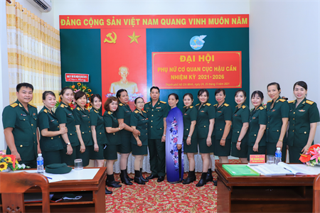 Hội phụ nữ cơ quan Cục Hậu cần Đại hội nhiệm kỳ 2021 - 2026