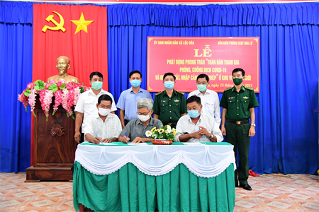 Phát động Phong trào “Toàn dân tham gia phòng chống dịch Covid - 19 và không xuất nhập cảnh trái phép”