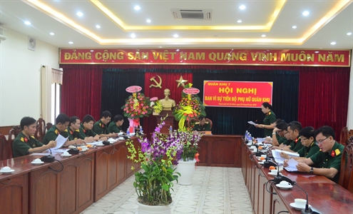 Ban vì sự tiến bộ phụ nữ Quân khu: Tổ chức hội nghị tổng kết năm 2016