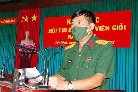 Sư đoàn 5 khai mạc Hội thi báo cáo viên giỏi năm 2021