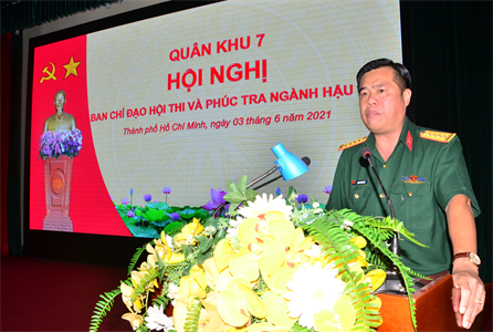 Các đơn vị Quân khu 7 chuẩn bị tốt hội thi “Doanh trại chính quy, xanh, sạch, đẹp”