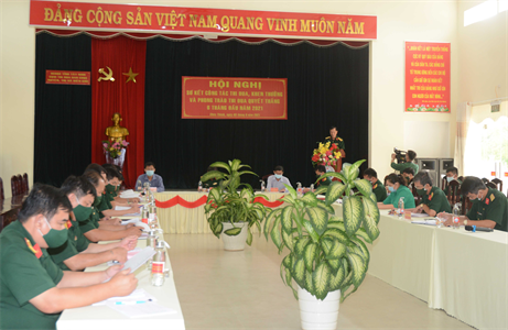 Cụm thi đua Ban CHQS huyện, thị xã biên giới tỉnh Tây Ninh hoàn thành tốt nhiệm vụ 6 tháng đầu năm 2021