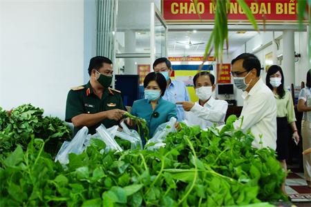 Rau “bộ đội” đến với người dân vùng dịch