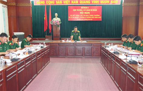 Cụm thi đua cơ quan Sư đoàn 5 sơ kết 6 tháng đầu năm 2021