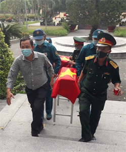 Huyện Phú Giáo, tỉnh Bình Dương an táng hài cốt liệt sĩ