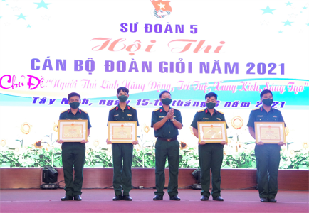 Sôi nổi Hội thi “Cán bộ Đoàn giỏi” Sư đoàn 5