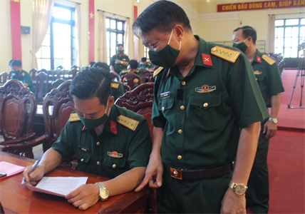 Sư đoàn 309, Quân đoàn 4 thi báo cáo viên giỏi năm 2021